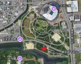 名古屋ワイン会　名城公園マップ